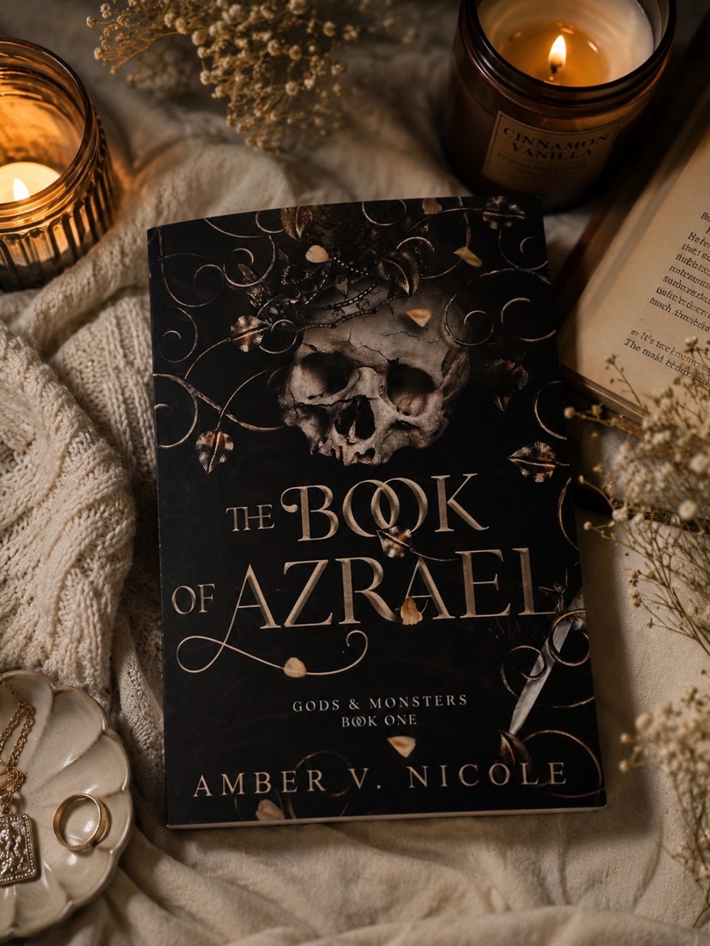 The Book of Azrael — Black Decorative Paperback